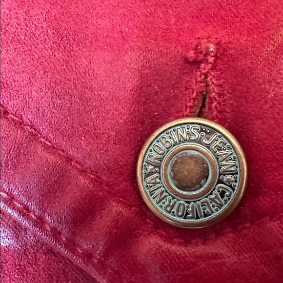 Robin’s Jean Red Denim Jacket | Real American Jeans USA | Men’s Designer Jacket - Picture 9 of 12